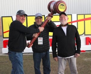 Left to right: James Puchan, Douglas Kraft, Robert Kraft